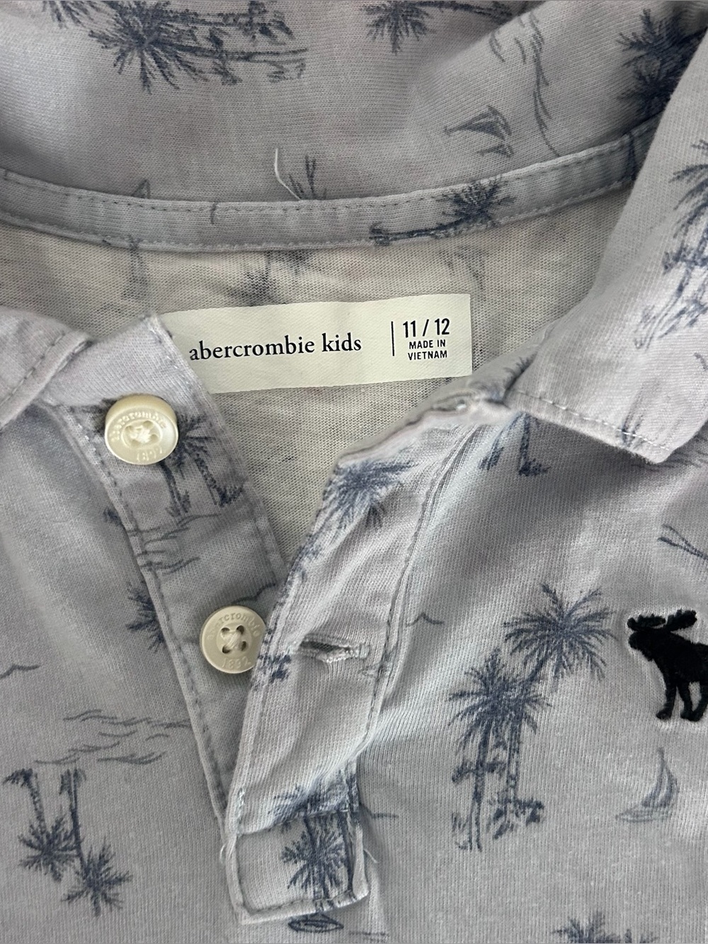 Abercrombie Kids Boys Polo Shirt 11/12 - Picture 2 of 5